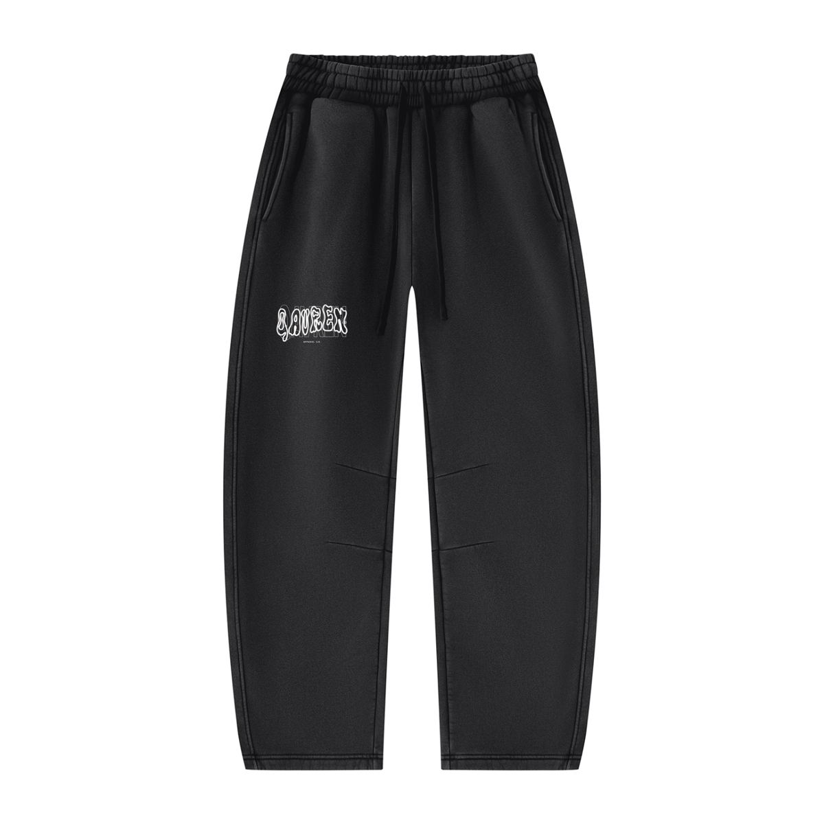 Unisex Vintage Wash Barrel Leg Fleece Sweatpants