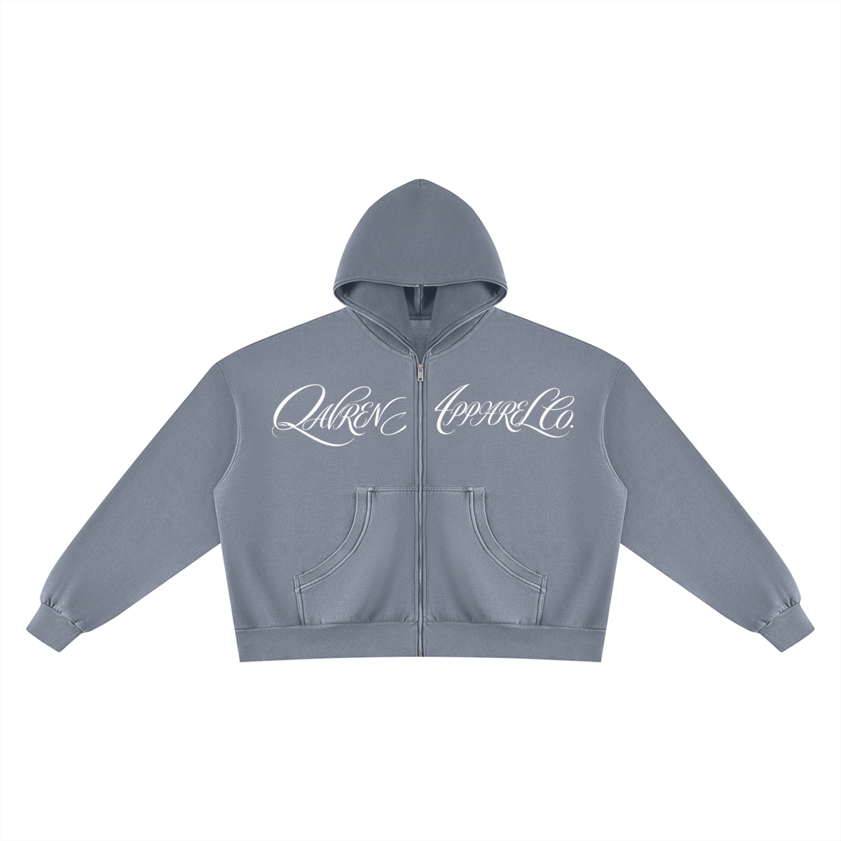 QAVREN zip up hoodie