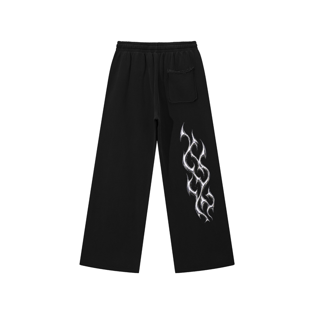 QAVREN Raw Edge Sweats